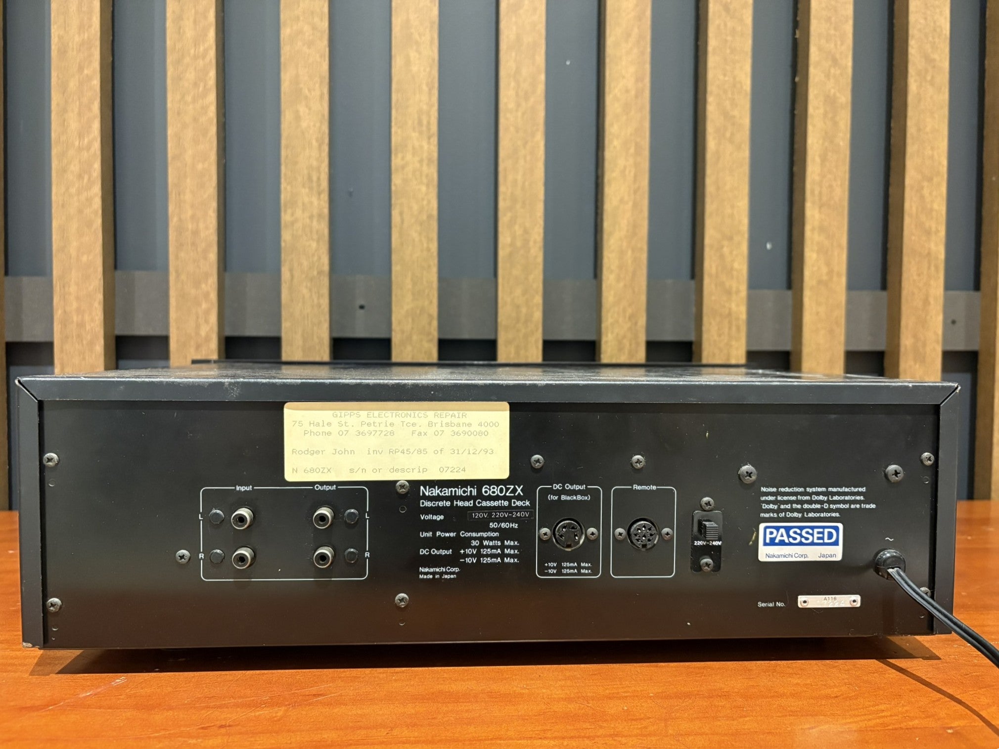 Nakamichi 680ZX Cassette Deck - Consignment