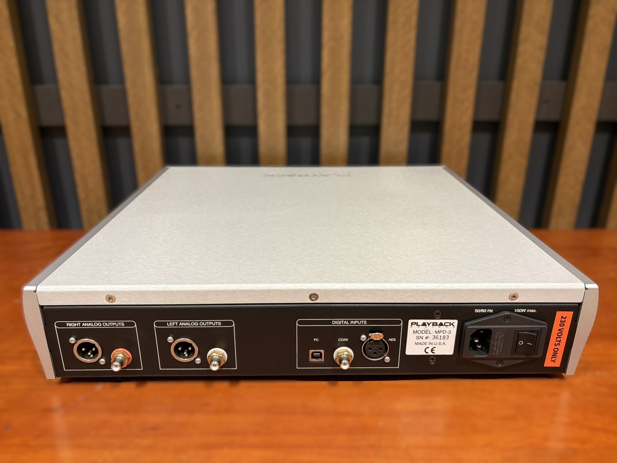 Playback Designs MPD-3 DAC - Consignment