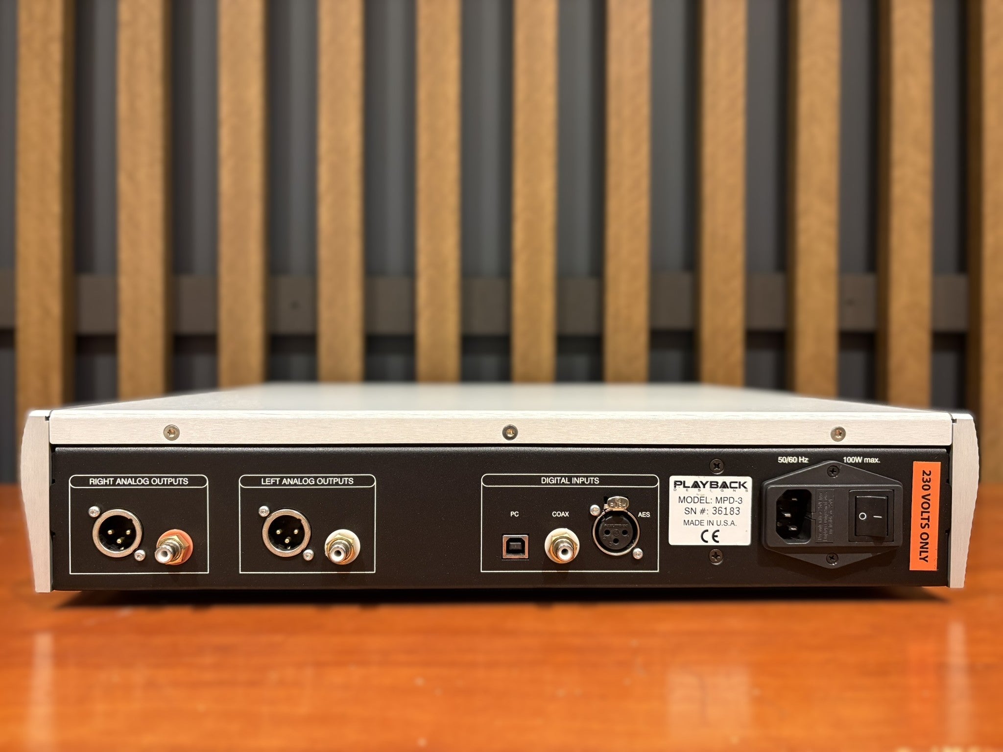 Playback Designs MPD-3 DAC - Consignment
