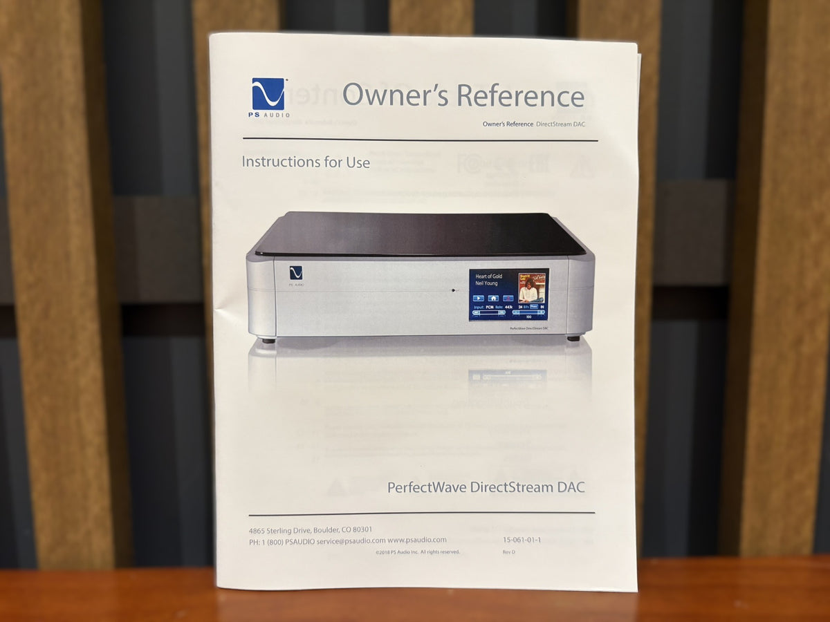 PS Audio Directstream Mk1 DAC - As Traded