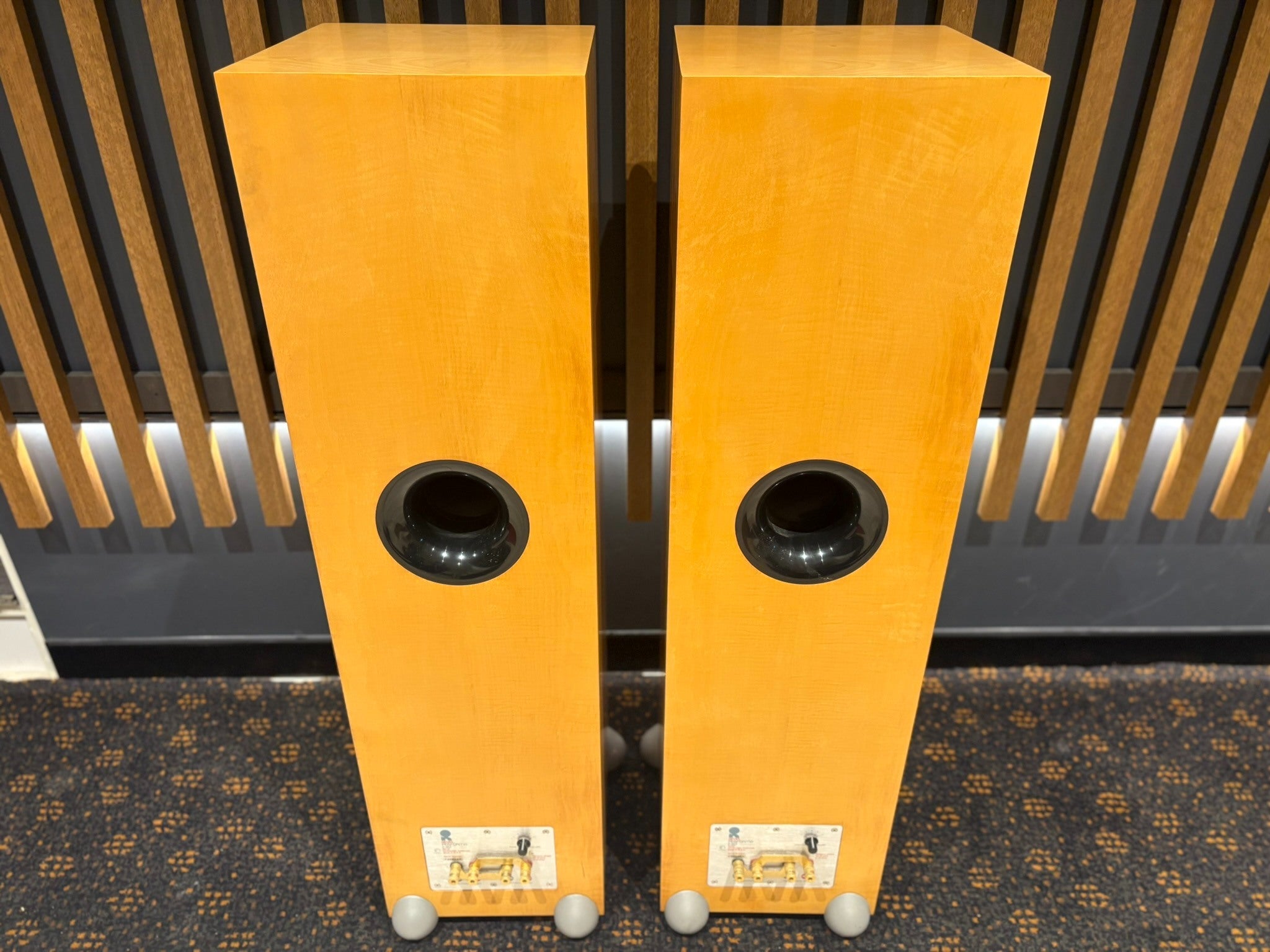 Revel Performa F30 Floorstanding Speakers, Maple - Consignment