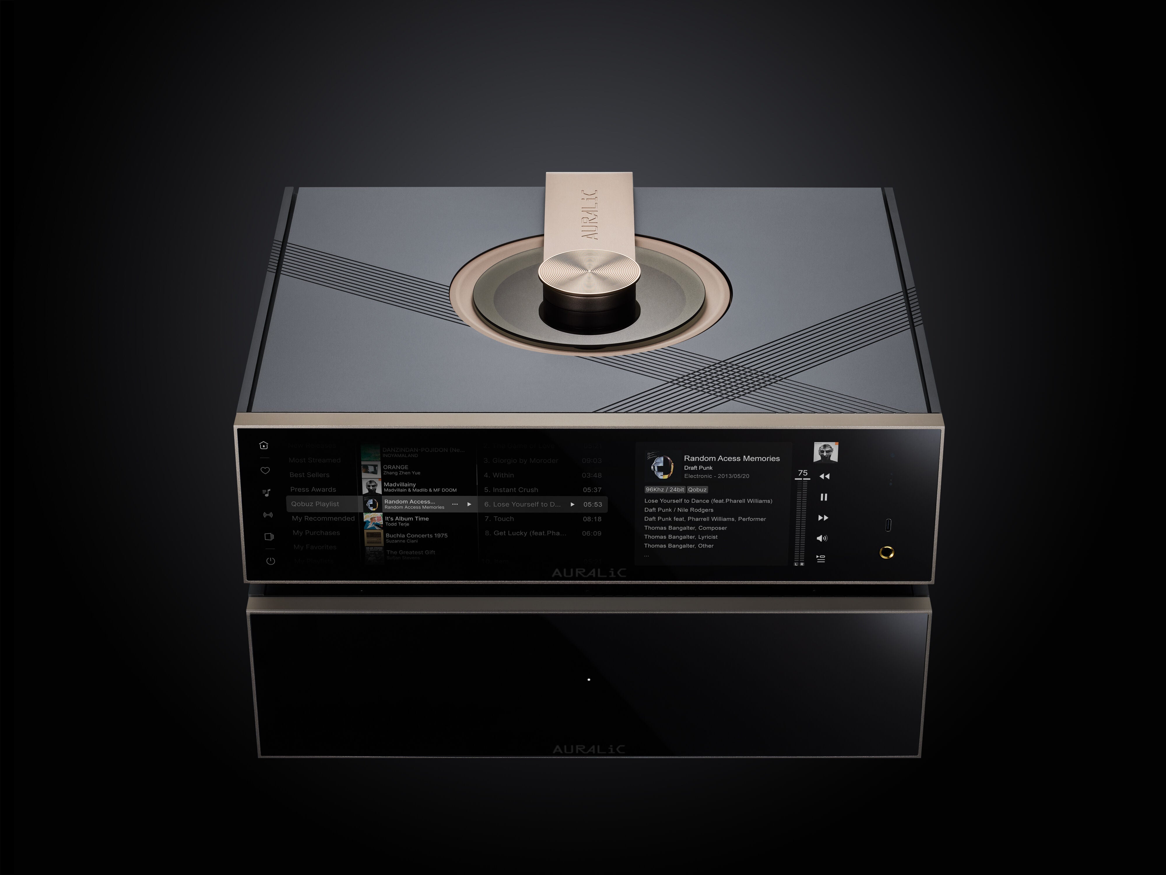 Titanium Gold Slate Auralic Aquila X3 Streaming Media Processor