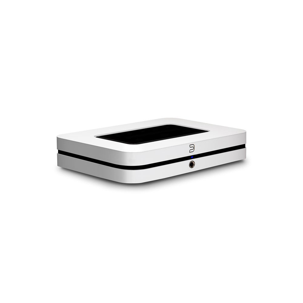 White Bluesound Node (N132) Wireless Music Streamer Top Angle