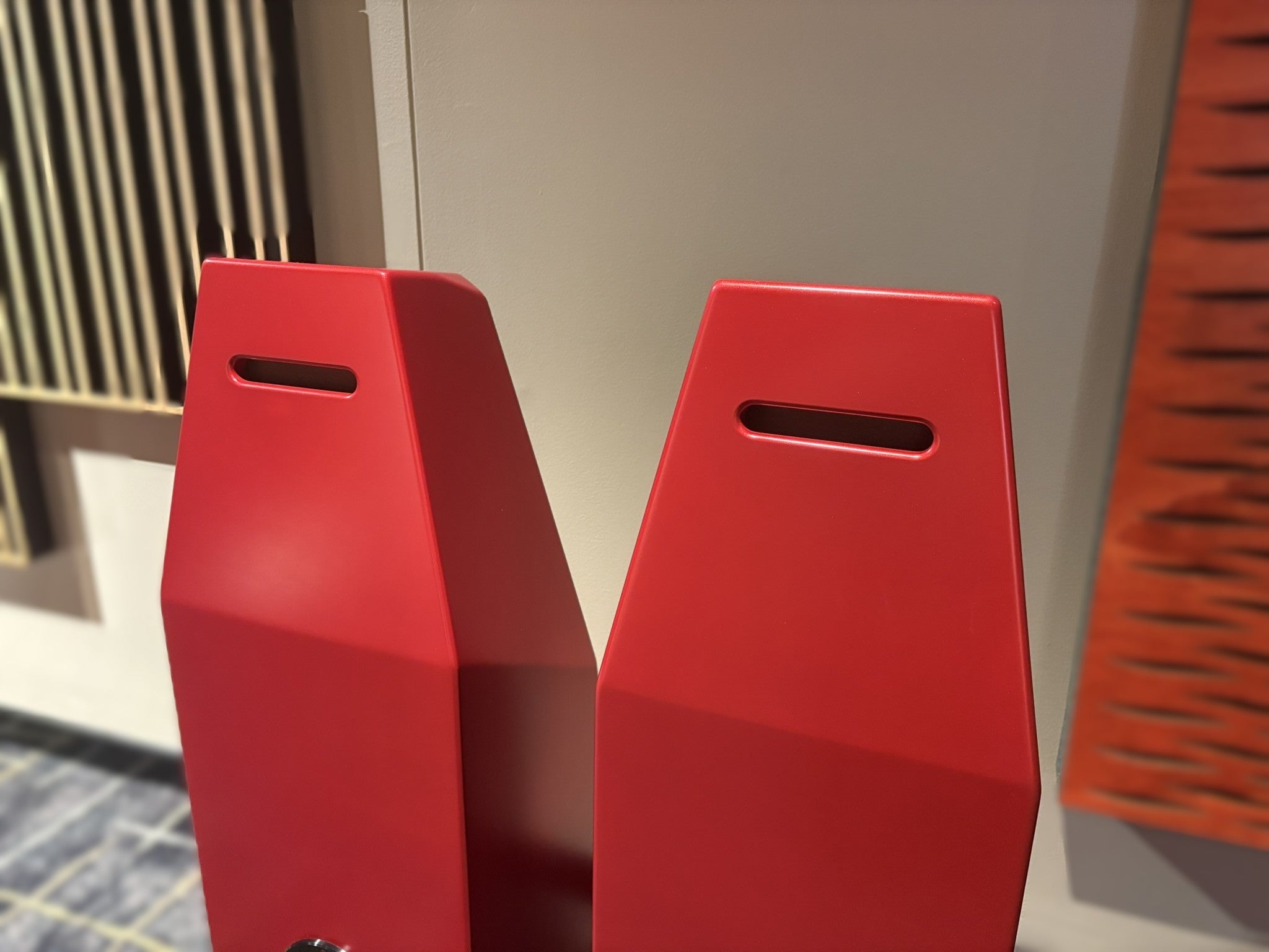 Wilson Audio Sabrina X Floorstanding Speakers, Crimson Red - As Traded