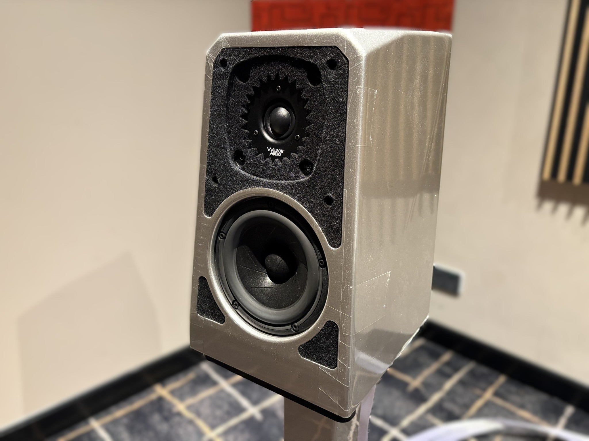 Wilson Audio TuneTot Speakers with Stands, Quartz - Ex Demo