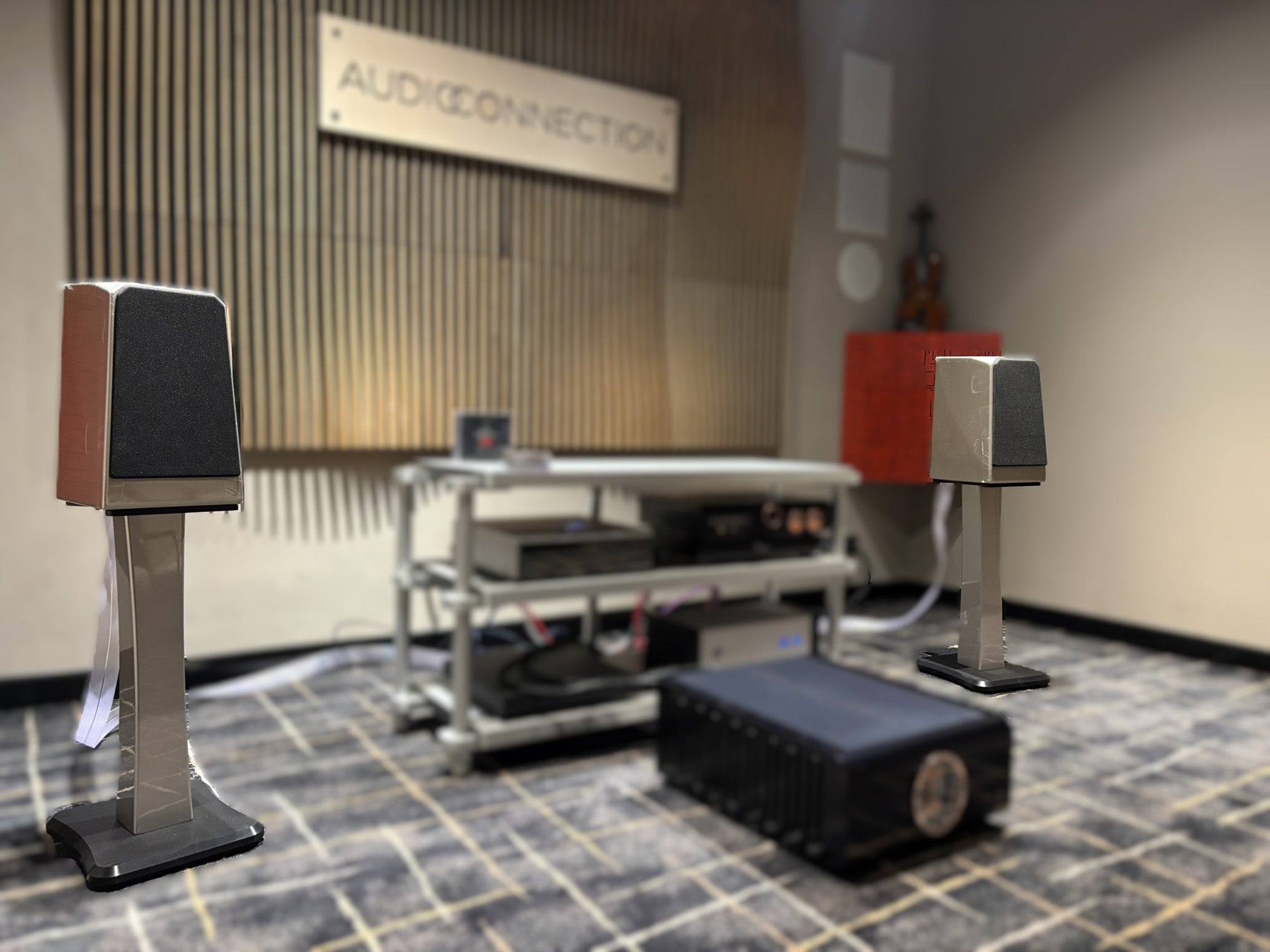 Wilson Audio TuneTot Speakers with Stands, Quartz - Ex Demo