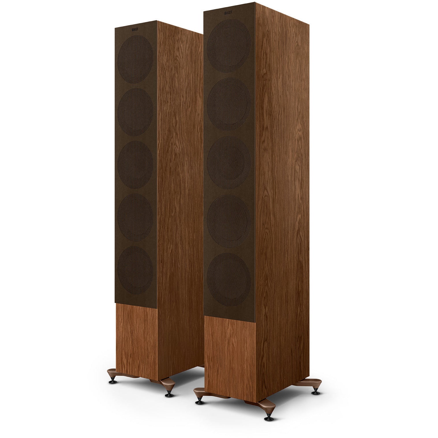 KEF R11 Meta Walnut Grille
