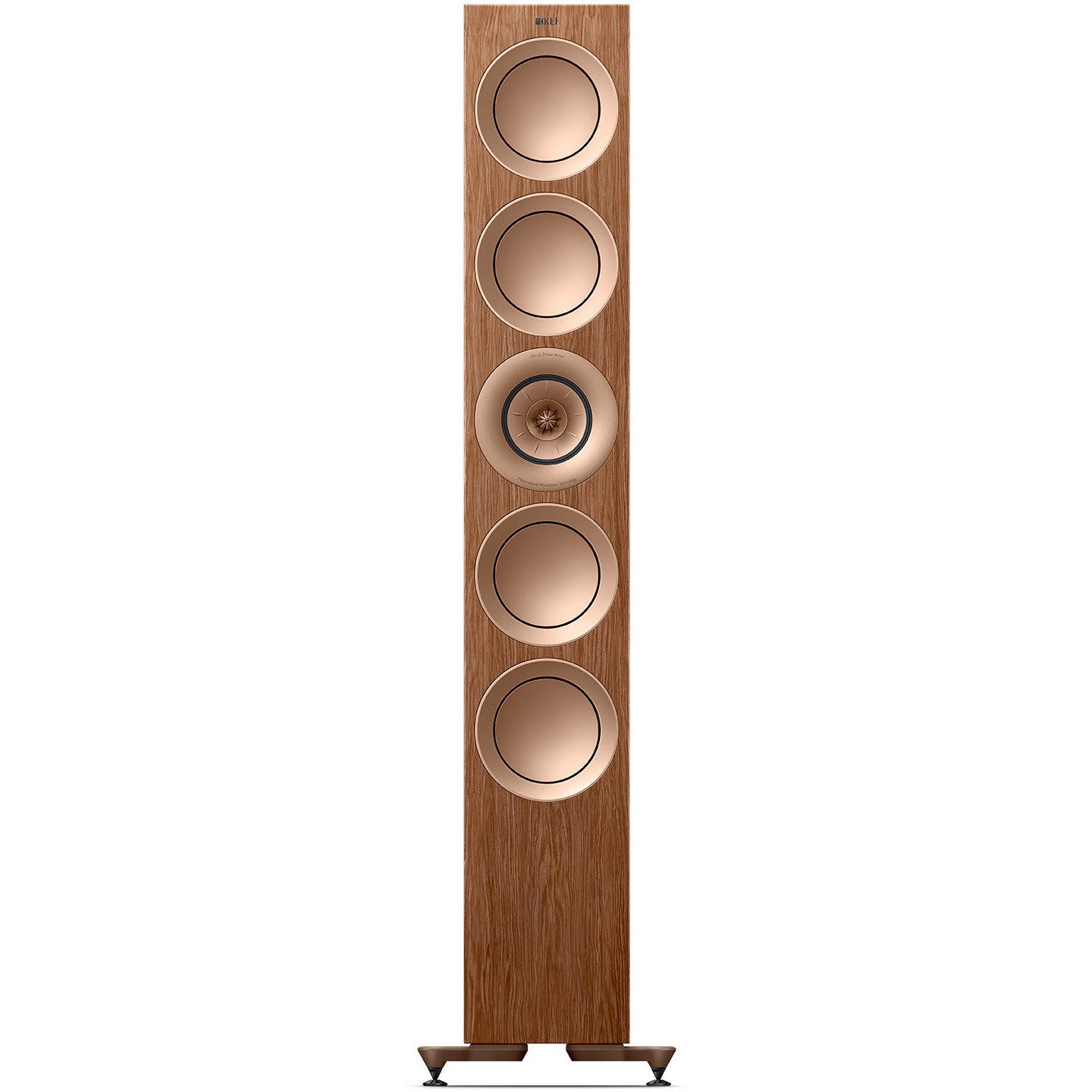 KEF R11 Meta Walnut Front
