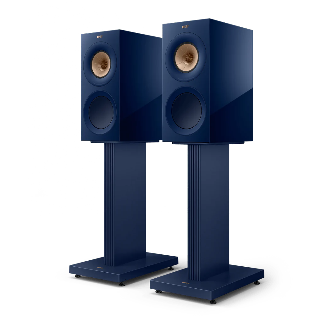 KEF R3 Meta Blue and S3 Stands Blue