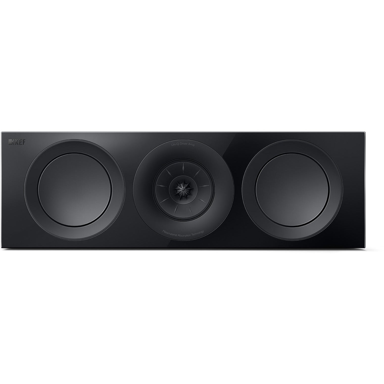 KEF R6 Meta Black Front