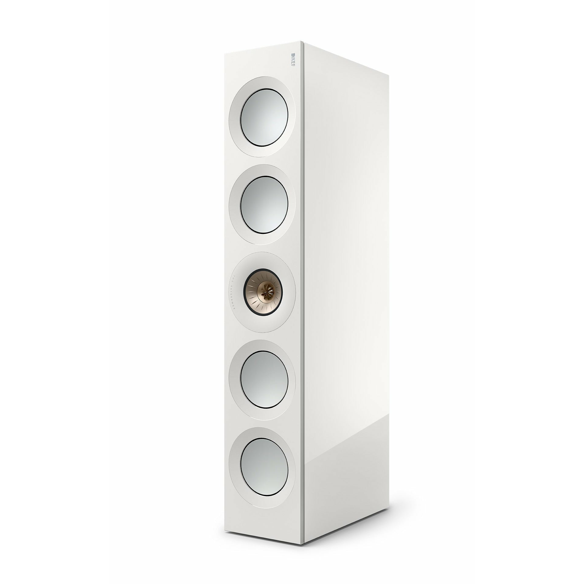 KEF Reference 4 Meta Champagne Vertical Angle