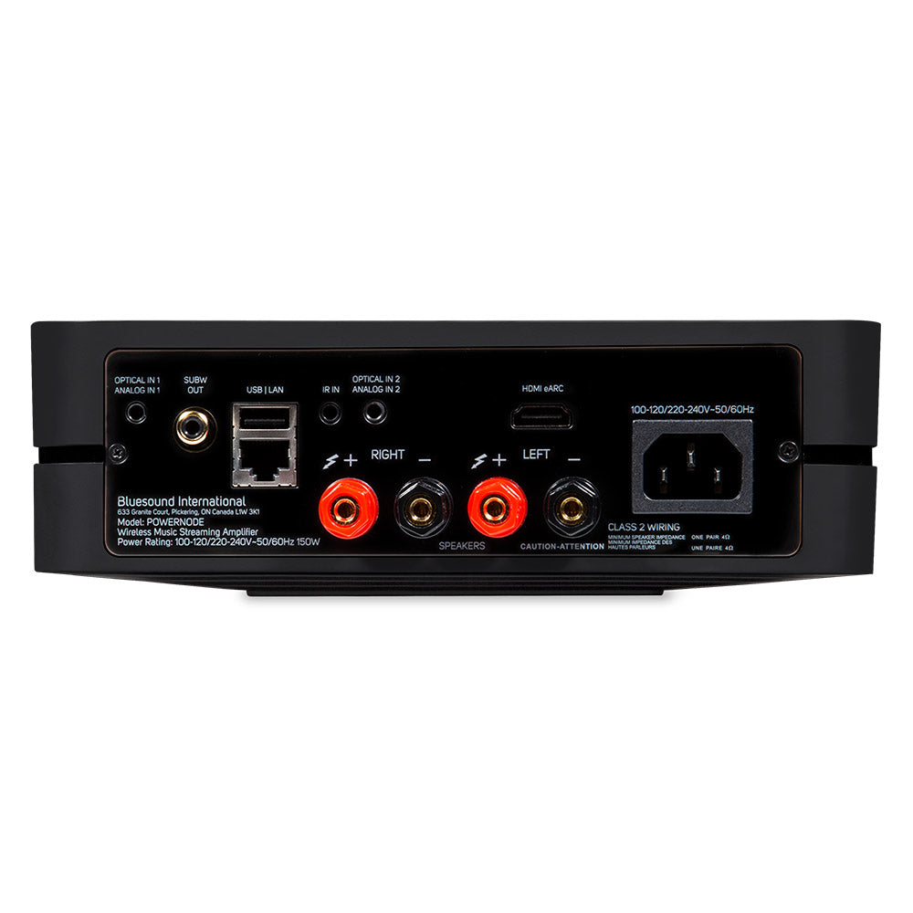 Bluesound POWERNODE (N330) Wireless Multi-Room Music Streaming Amplifier