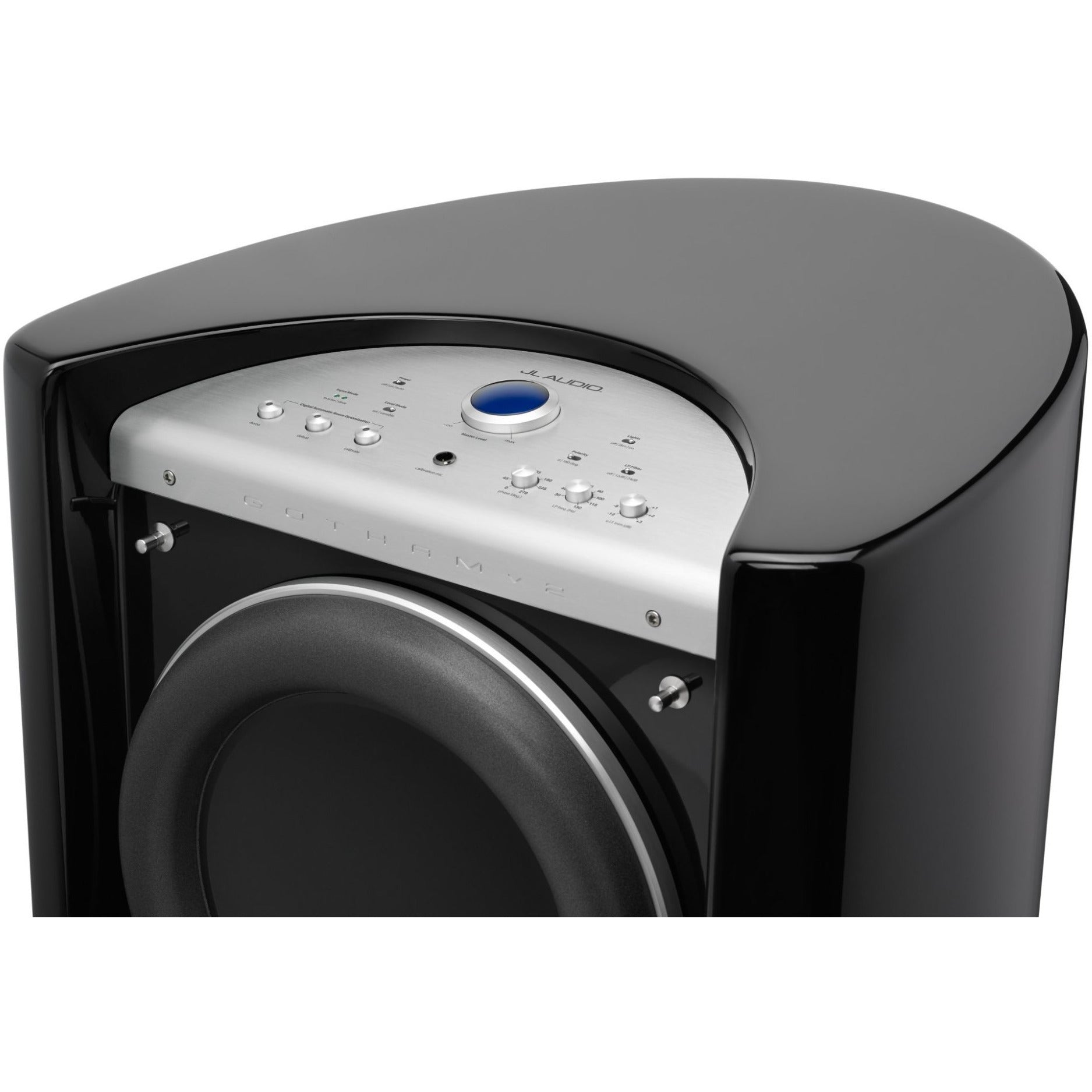 JL Audio g213v2 Black Gloss Controls