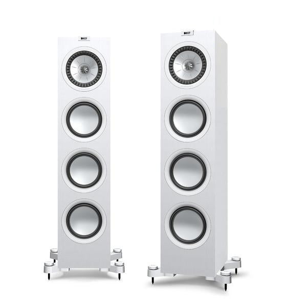 KEF Q750 Floorstanding Speakers White - Ex Demo