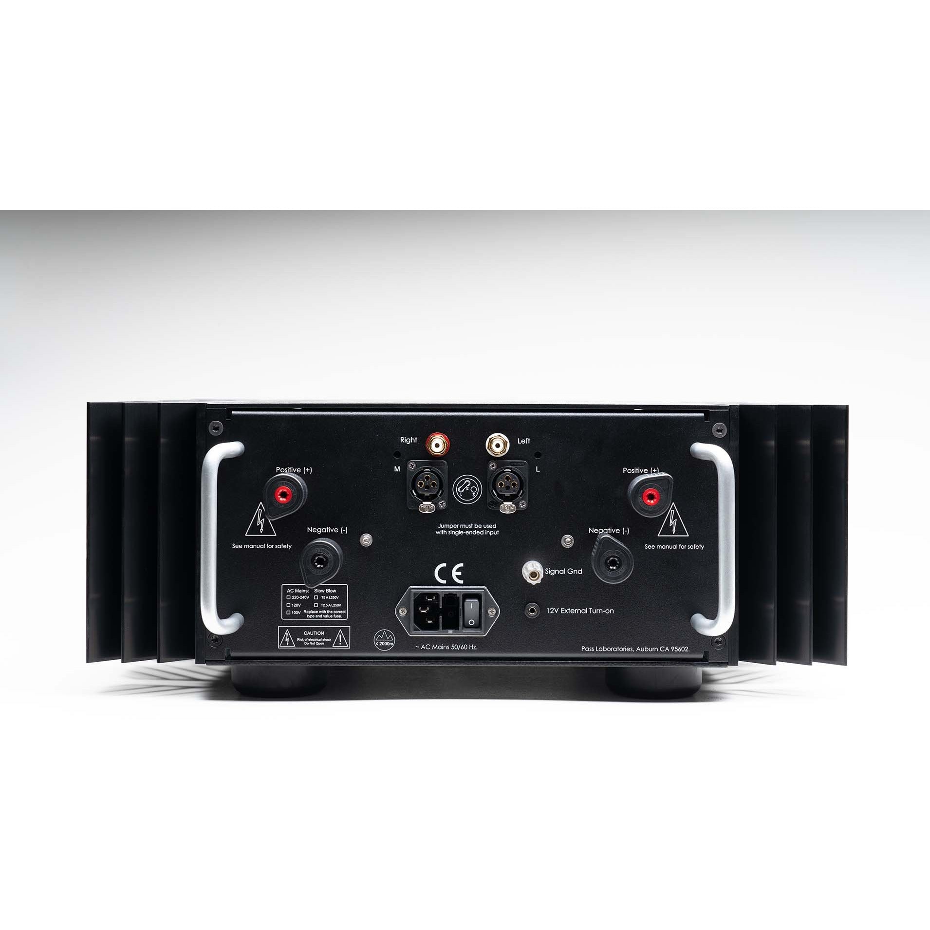 Silver Pass Labs X150.8 Amplifier Rear