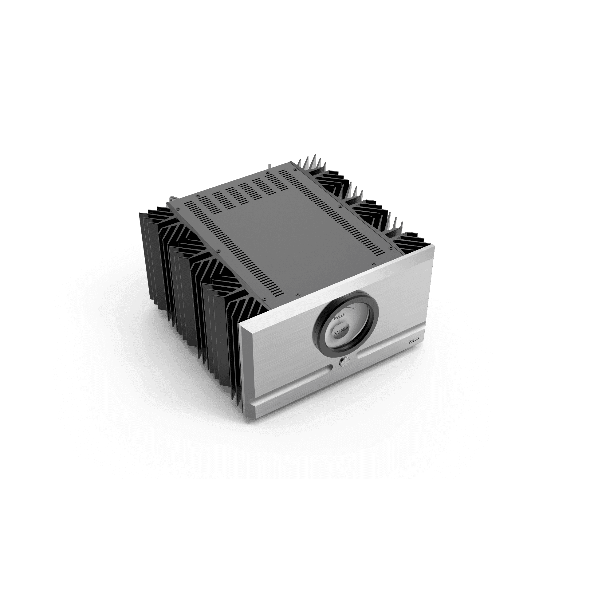 Silver Pass Labs XA160.8 Monoblock Amplifier Angled