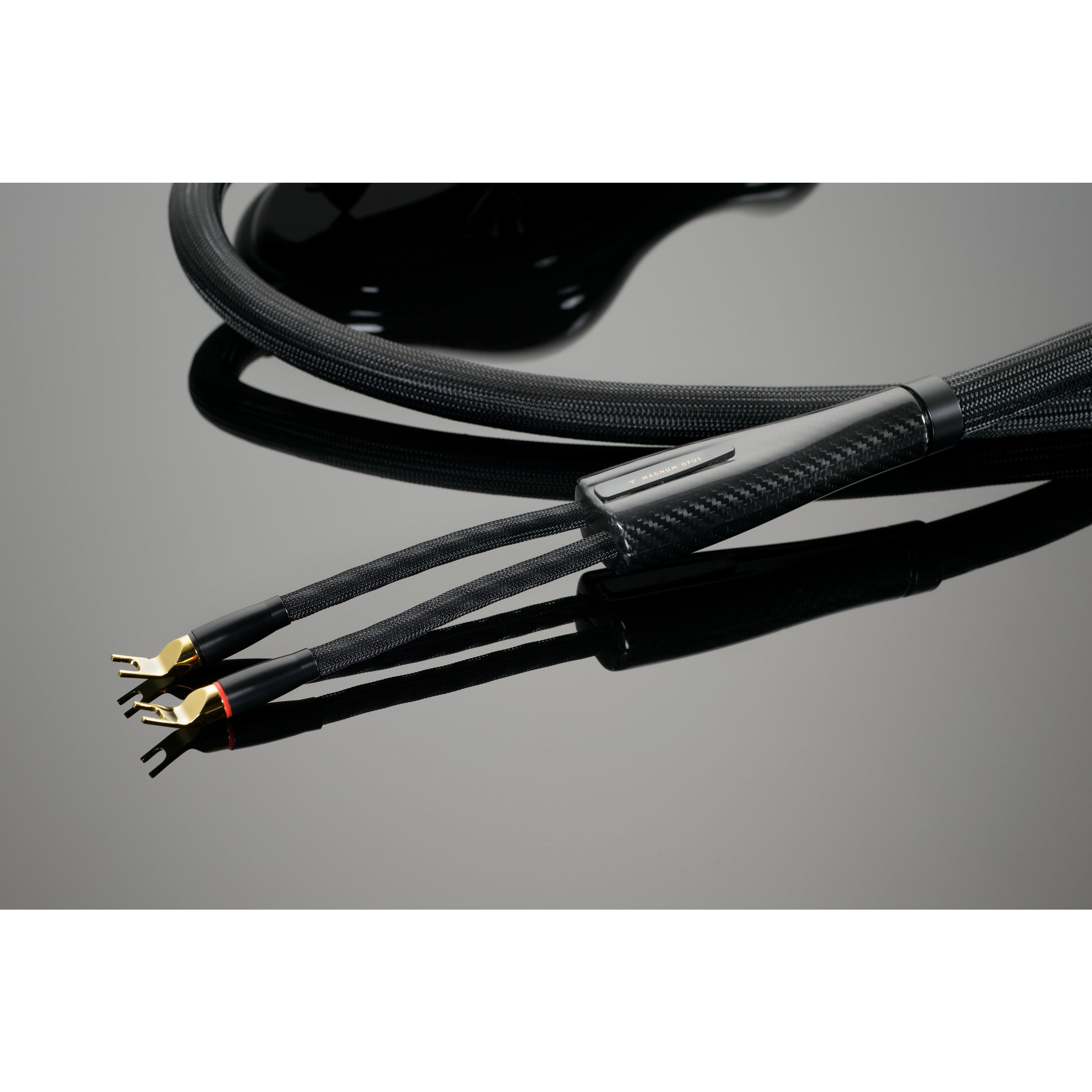 Transparent Magnum Opus Speaker Cable Spades